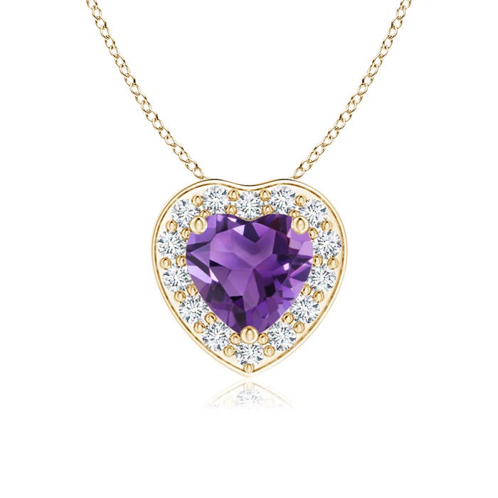 AAA - Amethyst / 0.43 CT / 14 KT Yellow Gold