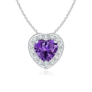 Heart AAAA Amethyst