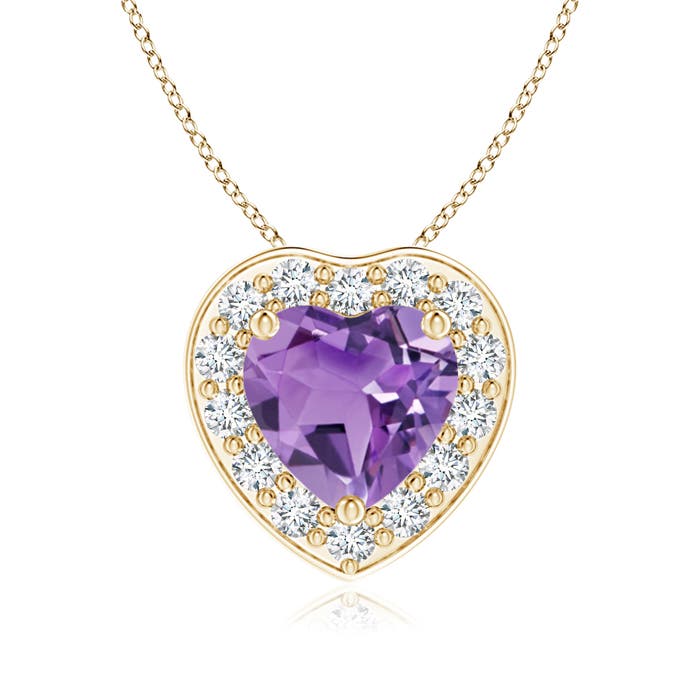 A - Amethyst / 0.84 CT / 14 KT Yellow Gold