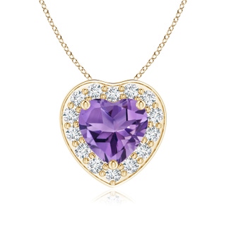 Heart AA Amethyst