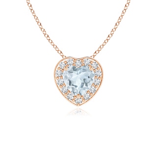 Heart A Aquamarine