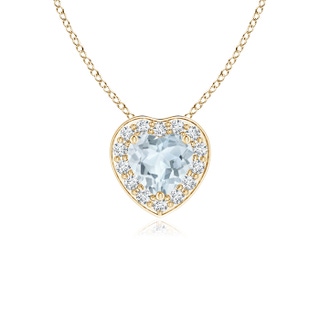 Heart A Aquamarine