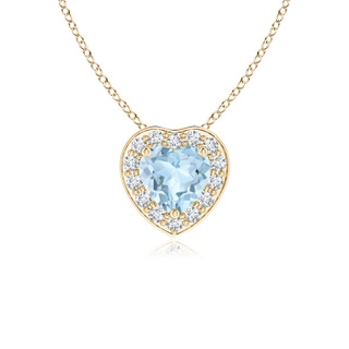 Heart AA Aquamarine