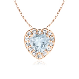 Heart A Aquamarine