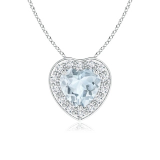 Heart A Aquamarine