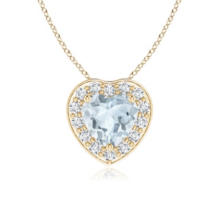 Heart A Aquamarine