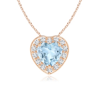 Heart AA Aquamarine