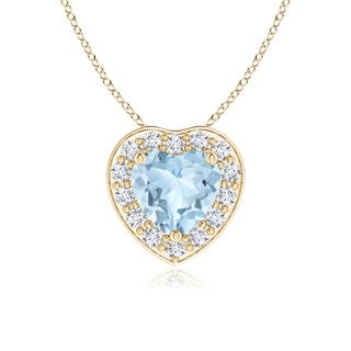 Heart AA Aquamarine