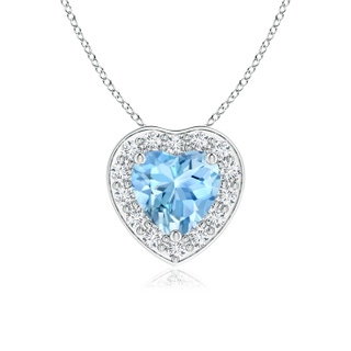 Heart AAAA Aquamarine