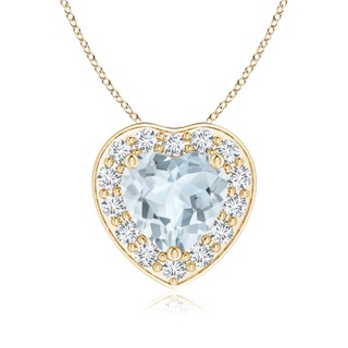 Heart A Aquamarine