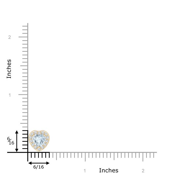 A - Aquamarine / 0.84 CT / 14 KT Yellow Gold