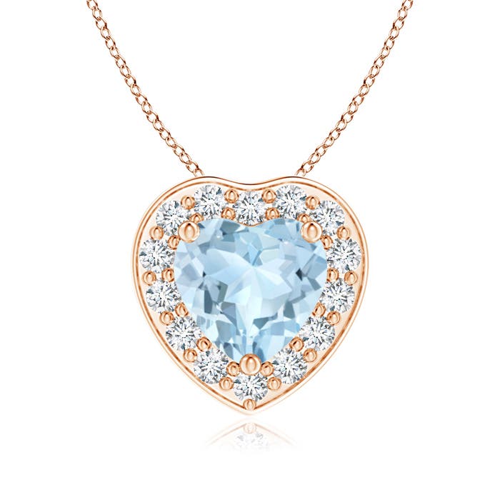 AA - Aquamarine / 0.84 CT / 14 KT Rose Gold