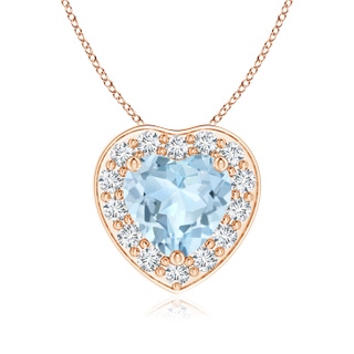 Heart AA Aquamarine