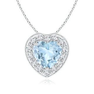Heart AA Aquamarine
