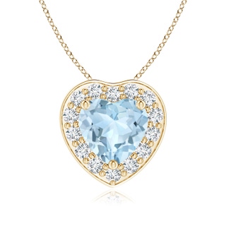 Heart AA Aquamarine