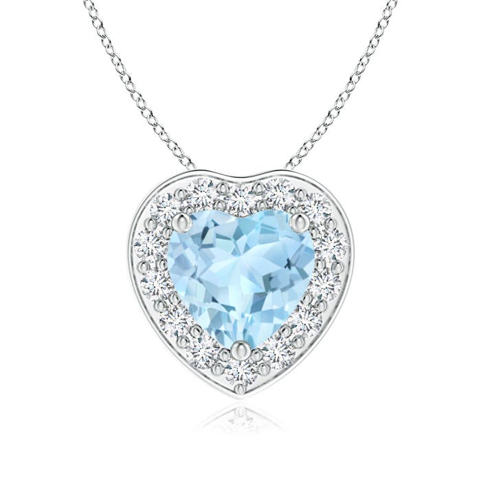 AAA - Aquamarine / 0.84 CT / 14 KT White Gold