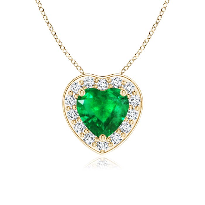 AAA - Emerald / 0.48 CT / 14 KT Yellow Gold