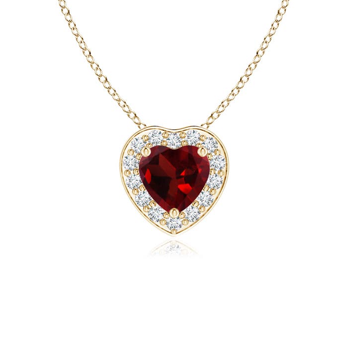 AAA - Garnet / 0.33 CT / 14 KT Yellow Gold