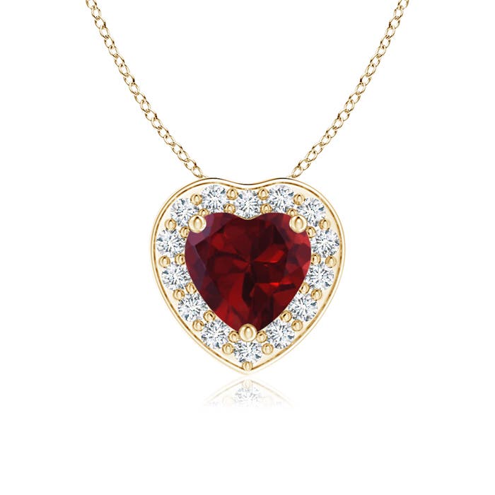 AA - Garnet / 0.53 CT / 14 KT Yellow Gold