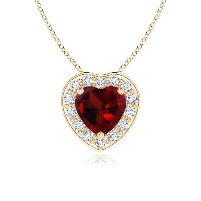 AAA - Garnet / 0.53 CT / 14 KT Yellow Gold