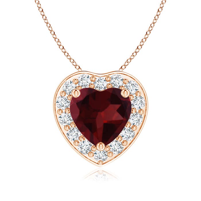 A - Garnet / 1.04 CT / 14 KT Rose Gold