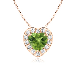 Heart AAA Peridot