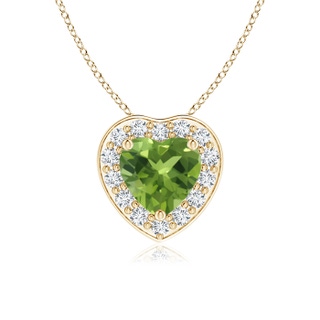 Heart AAA Peridot