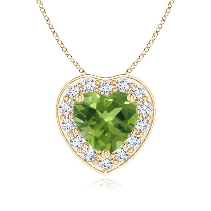 AAA - Peridot / 0.84 CT / 14 KT Yellow Gold