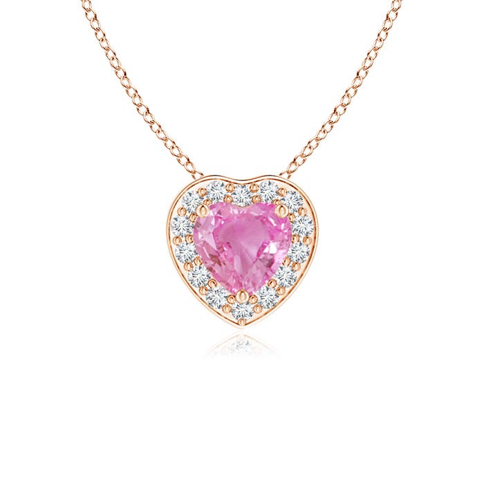 AA - Pink Sapphire / 0.33 CT / 14 KT Rose Gold