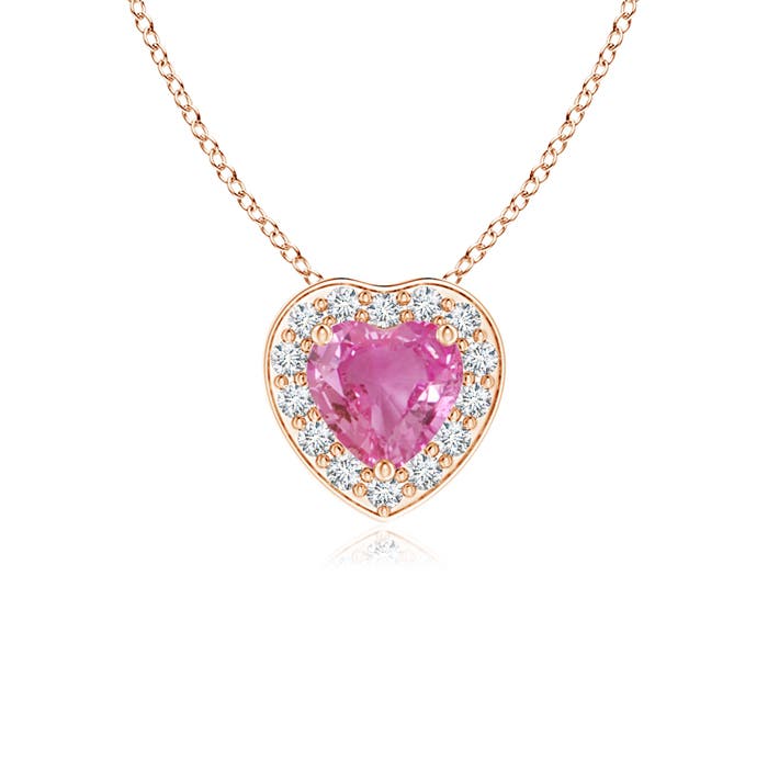 AAA - Pink Sapphire / 0.33 CT / 14 KT Rose Gold