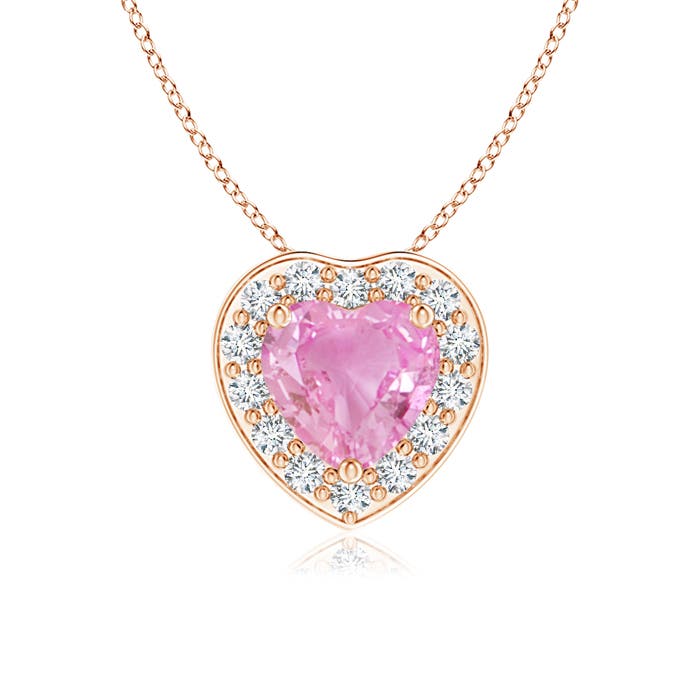 A - Pink Sapphire / 0.63 CT / 14 KT Rose Gold