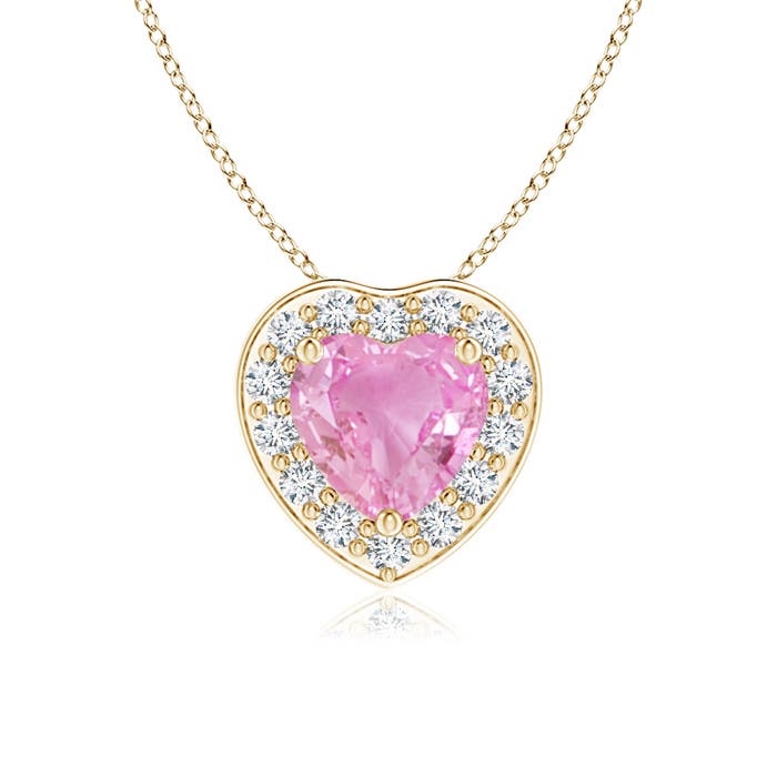 A - Pink Sapphire / 0.63 CT / 14 KT Yellow Gold