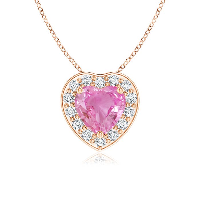 AA - Pink Sapphire / 0.63 CT / 14 KT Rose Gold