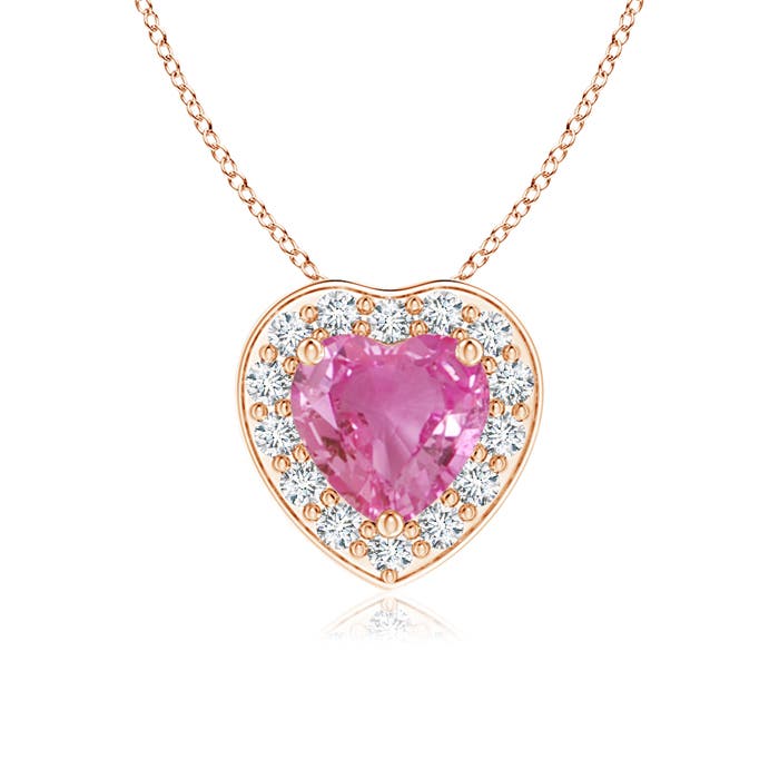 AAA - Pink Sapphire / 0.63 CT / 14 KT Rose Gold