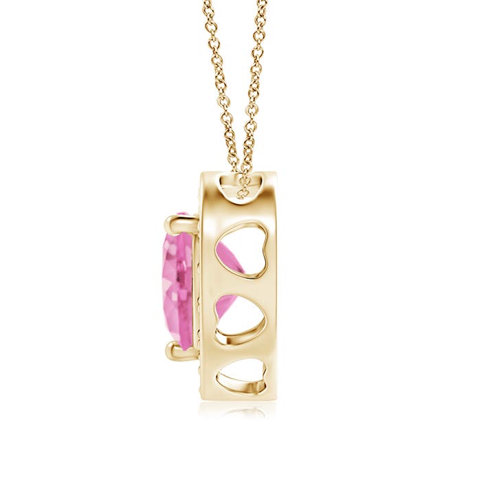 A - Pink Sapphire / 0.94 CT / 14 KT Yellow Gold