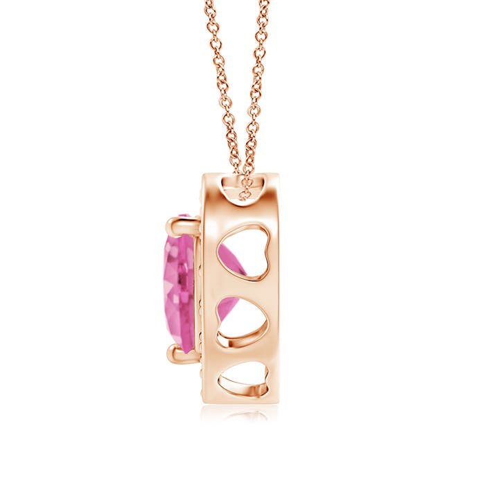 AA - Pink Sapphire / 0.94 CT / 14 KT Rose Gold