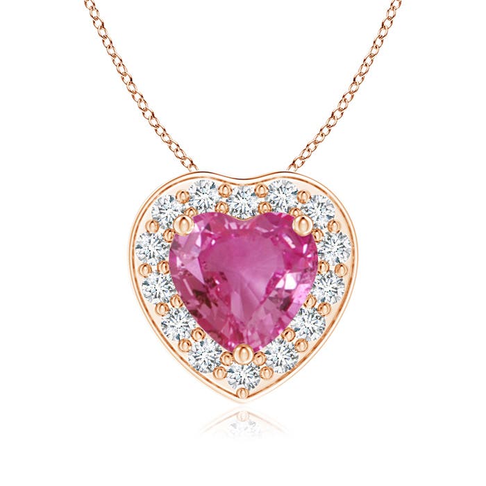 AAAA - Pink Sapphire / 0.94 CT / 14 KT Rose Gold