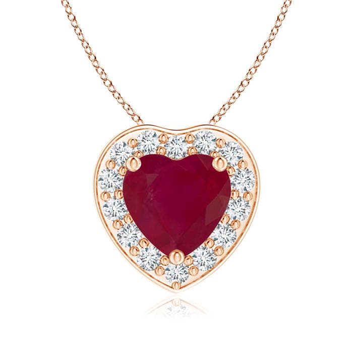 A - Ruby / 0.94 CT / 14 KT Rose Gold