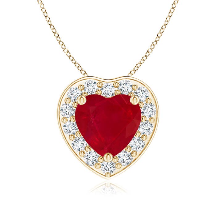 AA - Ruby / 0.94 CT / 14 KT Yellow Gold