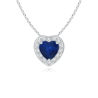 Heart AA Blue Sapphire