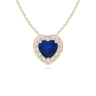 Heart AA Blue Sapphire