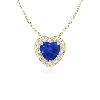 Heart AAA Blue Sapphire