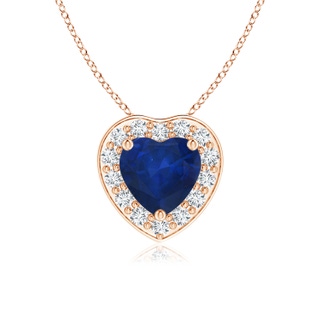 Heart AA Blue Sapphire