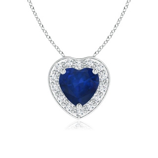 Heart AA Blue Sapphire