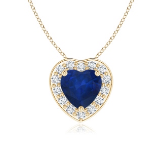 Heart AA Blue Sapphire