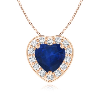 Heart AA Blue Sapphire