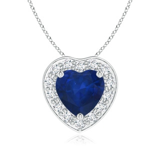 Heart AA Blue Sapphire