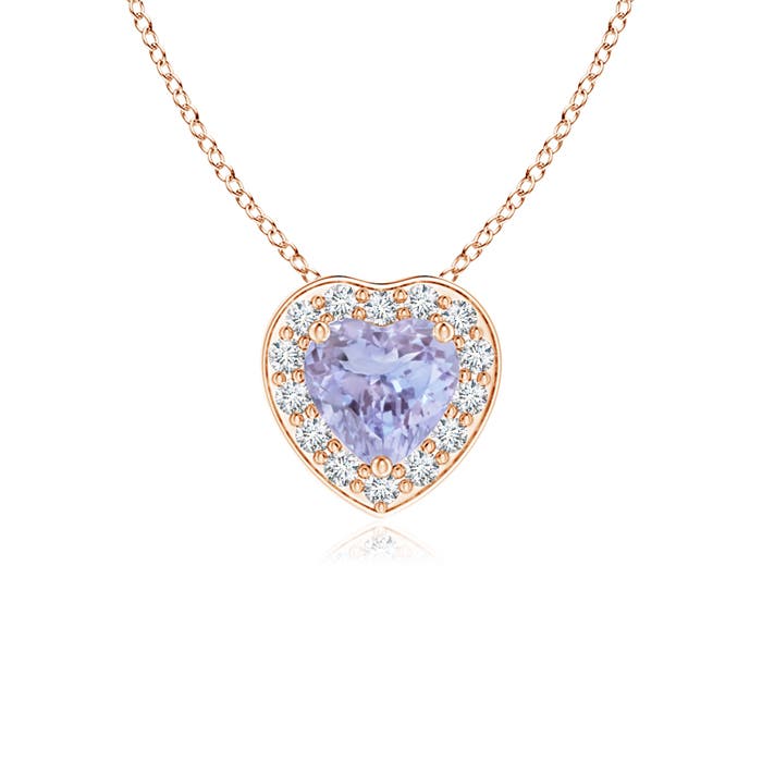 A - Tanzanite / 0.31 CT / 14 KT Rose Gold