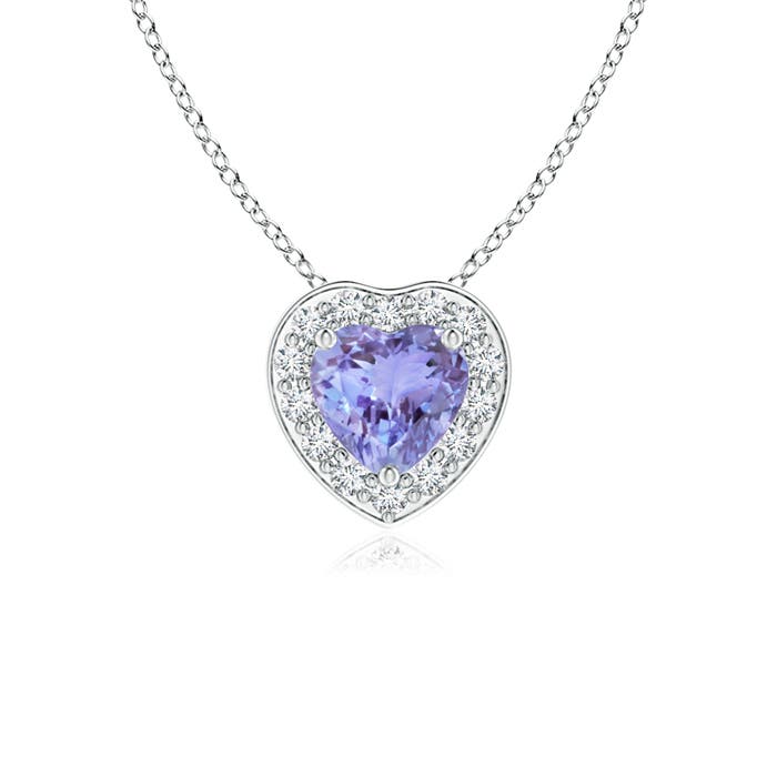 AA - Tanzanite / 0.31 CT / 14 KT White Gold