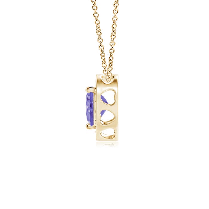 AA - Tanzanite / 0.31 CT / 14 KT Yellow Gold